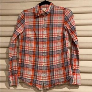 J.Crew cotton button down shirt.